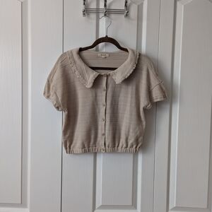Madewell Tan Button-Down Shirt